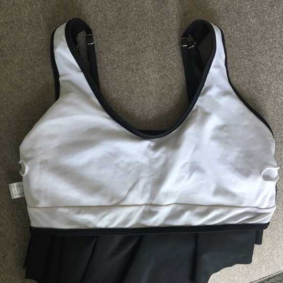 ⚪ Tankini swimsuit flounced top - Picture 6 of 12